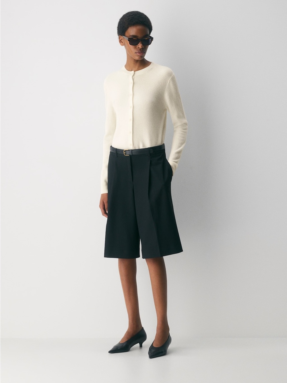 Aritzia Bare Cashmere Noteworthy Cardigan
